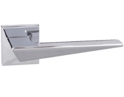 Atlantic Forme Naxos Designer Lever On Square Minimal Rose, Polished Chrome - FMS215PC (sold in pairs)