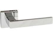 Atlantic Forme Asti Designer Lever On Square Minimal Rose, Polished Chrome - FMS254PC (sold in pairs)