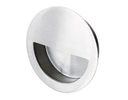 Eurospec Steelworx Circular Flush Pull (90mm Diameter), Polished Stainless Steel - FPH1004BSS