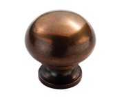 Carlisle Brass Fingertip Solid Mushroom Cupboard Knob (30mm), Bronze - FTD1270ABR