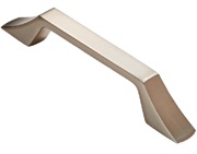 Carlisle Brass Fingertip Halcyon Cabinet Pull Handle (128mm OR 160mm C/C), Satin Nickel - FTD273SN