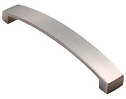 Carlisle Brass Fingertip Curva Bow Cabinet Pull Handles (160mm OR 224mm C/C), Satin Nickel - FTD3160SN