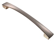Carlisle Brass Fingertip Valetta Bow Cupboard Pull Handle (160mm, 192mm Or 335mm C/C), Satin Nickel - FTD3170SN