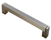Carlisle Brass Fingertip Square Section Cabinet Handle (Multiple Sizes), Satin Nickel - FTD3550SN
