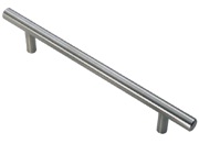 Carlisle Brass Fingertip T Bar Cabinet Pull Handles (96mm, 128mm OR 160mm C/C), Stainless Steel - FTD410SS