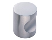 Carlisle Brass Fingertip Stainless Steel Cylindrical Cupboard Knob, Satin Stainless Steel - FTD430SS