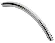 Carlisle Brass Fingertip Bow Handle (Multiple Sizes), Polished Chrome - FTD450CP