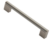 Carlisle Brass Fingertip Square Section Cabinet Handle (Multiple Sizes), Satin Nickel - FTD4750SNSS