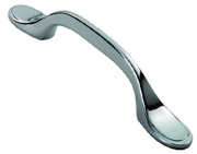 Carlisle Brass Fingertip Shaker Style Cabinet Pull Handle (76mm C/C), Polished Chrome - FTD520CP