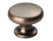 Carlisle Brass Fingertip Temperance Cupboard Knob, Pewter Effect - FTD521PE
