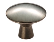Carlisle Brass Fingertip Disc Cupboard Knob, Satin Nickel - FTD523SN