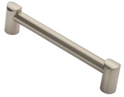 Carlisle Brass Fingertip Bar Cabinet Pull Handle (160mm Or 224mm C/C), Satin Nickel - FTD685SN