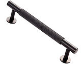 Carlisle Brass Fingertip Lines Cupboard Pull Handles (128mm, 160mm, 224mm OR 320mm c/c), Matt Black - FTD710BMB