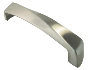 Frelan Hardware Twist Cabinet Pull Handle (96mm OR 160mm c/c), Brushed Nickel - GA50BN