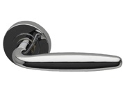 Intelligent Hardware Galaxy Door Handles On Round Rose, Polished Chrome - GAL.09.CP (sold in pairs) 