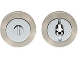 Carlisle Brass Bathroom Turn & Release, Dual Finish Satin Nickel & Polished Chrome - GK4004SNCP