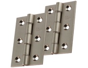 Carlisle Brass 3 Inch Double Phosphor Bronze Washered Hinges, Satin Nickel - HDPBW21SN (sold in pairs)