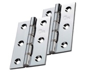 Carlisle Brass 3 Inch Double Washered Hinges, Polished Chrome - HDSSW2CP (sold in pairs)