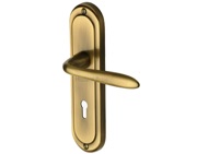 Heritage Brass Henley Antique Brass Door Handles - HEN1200-AT (sold in pairs)
