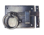 Frelan Hardware Handforged Gate Latch, Pewter Finish - HF48