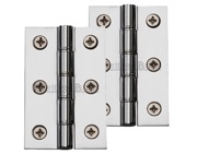 Heritage Brass 3 Inch Heavier Duty Double Phosphor Washered Butt Hinges, Polished Chrome - HG99-345-PC (sold in pairs)