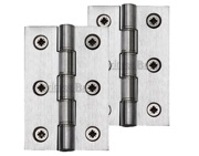 Heritage Brass 3 Inch Heavier Duty Double Phosphor Washered Butt Hinges, Satin Chrome - HG99-345-SC (sold in pairs)
