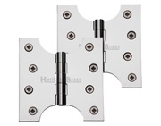 Heritage Brass 4 Inch Parliament Hinges, Polished Chrome - HG99-385-PC (sold in pairs)