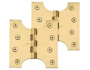 Heritage Brass 4 Inch Parliament Hinges, Satin Brass - HG99-385-SB (sold in pairs)