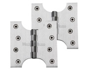 Heritage Brass 4 Inch Parliament Hinges, Satin Chrome - HG99-385-SC (sold in pairs)