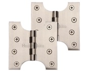 Heritage Brass 4 Inch Parliament Hinges, Satin Nickel - HG99-385-SN (sold in pairs)