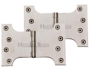 Heritage Brass 6 Inch Parliament Hinges, Satin Nickel - HG99-395-SN (sold in pairs)