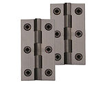 Heritage Brass Extruded Brass Cabinet Hinges (Various Sizes), Matt Bronze - HG99-110-MB (sold in pairs)