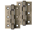 Eurospec 3 Inch Fire Rated Grade 7 CE Bearing Hinges, Antique Brass - HIN1322/7AB (sold in pairs)