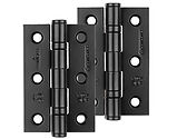 Eurospec 3 Inch Fire Rated Grade 7 CE Bearing Hinges, Matt Black - HIN1322/7MB (sold in pairs)
