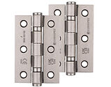 Eurospec 3 Inch Fire Rated Grade 7 CE Bearing Hinges, Satin Nickel - HIN1322/7SN (sold in pairs)