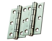 Eurospec 3 Inch Fire Rated Grade 7 CE Bearing Hinges, Satin Stainless Steel - HIN1322/7SSS (sold in pairs)