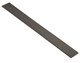 Frelan Hardware Hoxton Fanshaw Backplate For Cabinet Pull Handle (96mm OR 224mm c/c), Dark Bronze - HOX5050DB