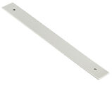 Frelan Hardware Hoxton Fanshaw Backplate For Cabinet Pull Handle (96mm OR 224mm c/c), Satin Nickel - HOX5050SN