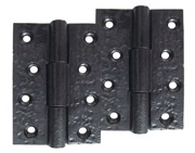 Frelan Hardware 4 Inch Butt Hinges, Black Finish - JAB104 (sold in pairs)