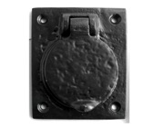 Frelan Hardware Cylinder Cover, Black Antique - JAB10