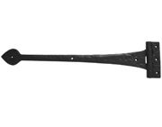 Frelan Hardware Arrow Head Working Hinges (430mm), Black Antique - JAB38 (sold in pairs)