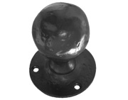Frelan Hardware Ball Shape Mortice Door Knob, Black Antique - JAB5 (sold in pairs)