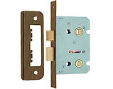 Frelan Hardware Contract Bathroom Lock (65mm OR 76mm), Antique Brass - JL450AB