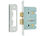 Frelan Hardware Contract Bathroom Lock (65mm OR 76mm), Nickel Plate - JL450NP