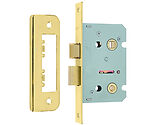 Frelan Hardware Contract Bathroom Lock (65mm OR 76mm), Electro Brass - JL450EB