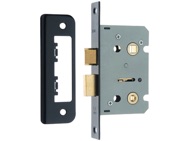 Frelan Hardware Contract Bathroom Lock (65mm OR 76mm), Black - JL450BL