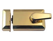 Frelan Hardware Roller Bolt Nightlatch, Polished Brass - JL5011PB