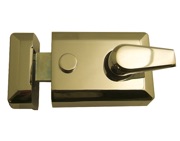 Frelan Hardware Standard Stile Nightlatch, Polished Brass - JL5021PB