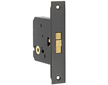 Frelan Hardware Burlington Sliding Door Bathroom Lock, Dark Bronze - JL840DB