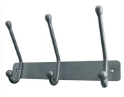 Frelan Hardware Multi Hook Units, 3 Hooks (250mm) Or 5 Hooks (450mm), Satin Stainless Steel - JSS800